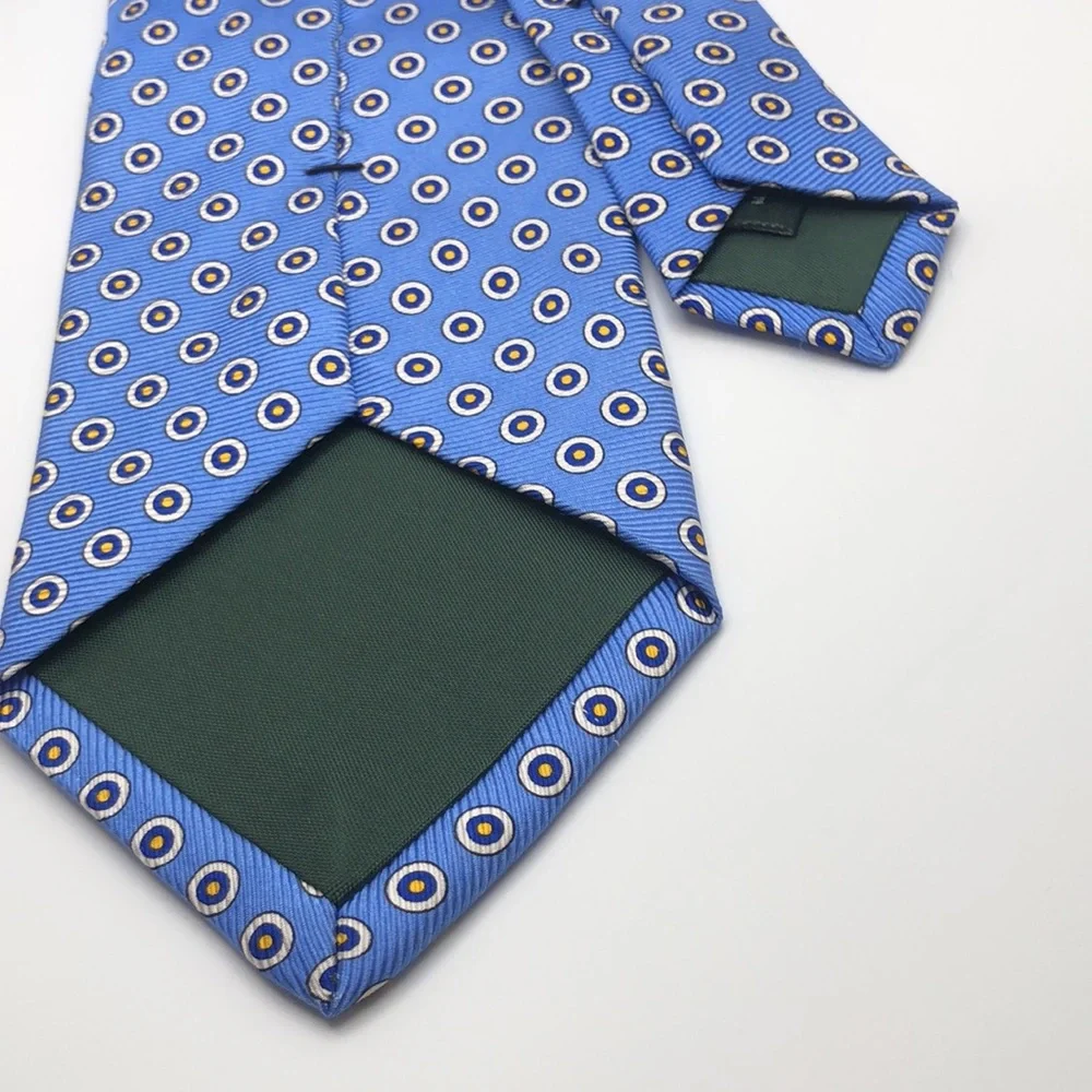 J.Crew Beautiful Silk Tie. Blue Background